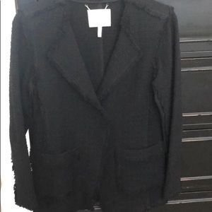 Black textured jacket
